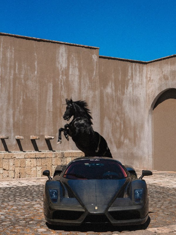 В Мексике создали реалистичную интерпретацию логотипа Ferrari