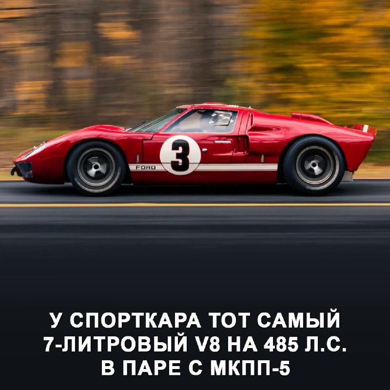 На аукционе появится уникальный экземпляр Ford GT40 MkII Lightweight