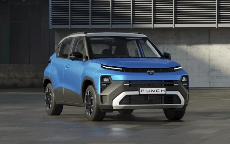 Обновленный индийский кроссовер Tata Punch с богатым оснащением по низкой цене