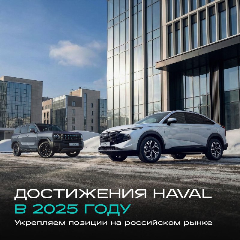 Итоги 2025 года: успехи бренда HAVAL на российском рынке Итоги 2025 года: успехи бренда HAVAL на российском рынке