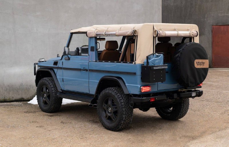 Уникальный кабриолет-вездеход на базе Mercedes G-Class с мощнымV8 от Corvette