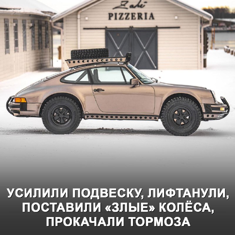Преобразование классического Porsche 911 в раллийный автомобиль Преобразование классического Porsche 911 в раллийный автомобиль