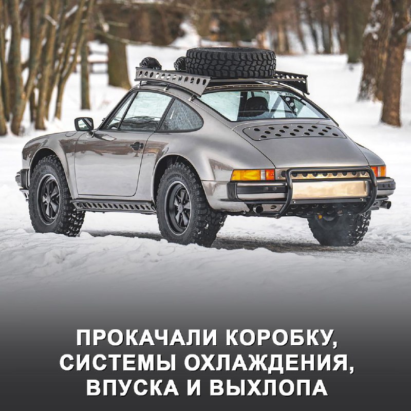 Преобразование классического Porsche 911 в раллийный автомобиль Преобразование классического Porsche 911 в раллийный автомобиль