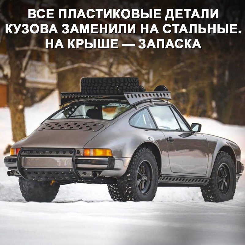 Преобразование классического Porsche 911 в раллийный автомобиль Преобразование классического Porsche 911 в раллийный автомобиль