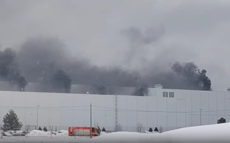 Пожар на бывшем заводе Volkswagen в Калуге не повлиял на производственный процесс Пожар на бывшем заводе Volkswagen в Калуге не повлиял на производственный процесс