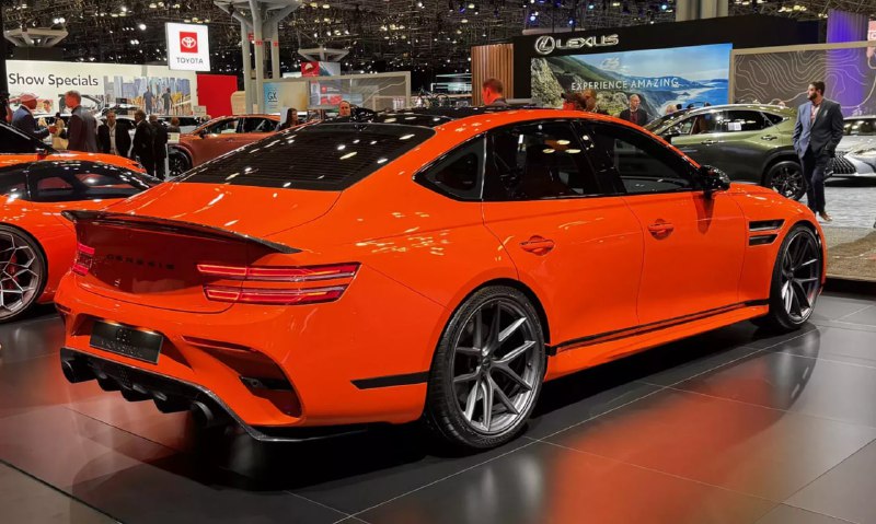 Ограниченная серия Genesis G80 Magma с повышенной мощностью и спортивным дизайном