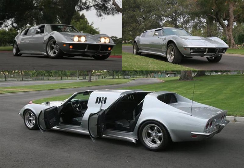 Уникальный лимузин на базе Corvette Stingray 1969 года выставлен на продажу