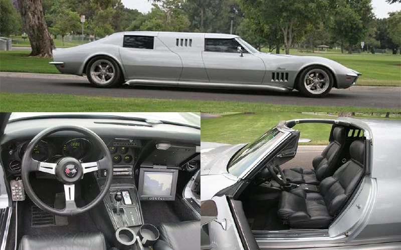 Уникальный лимузин на базе Corvette Stingray 1969 года выставлен на продажу