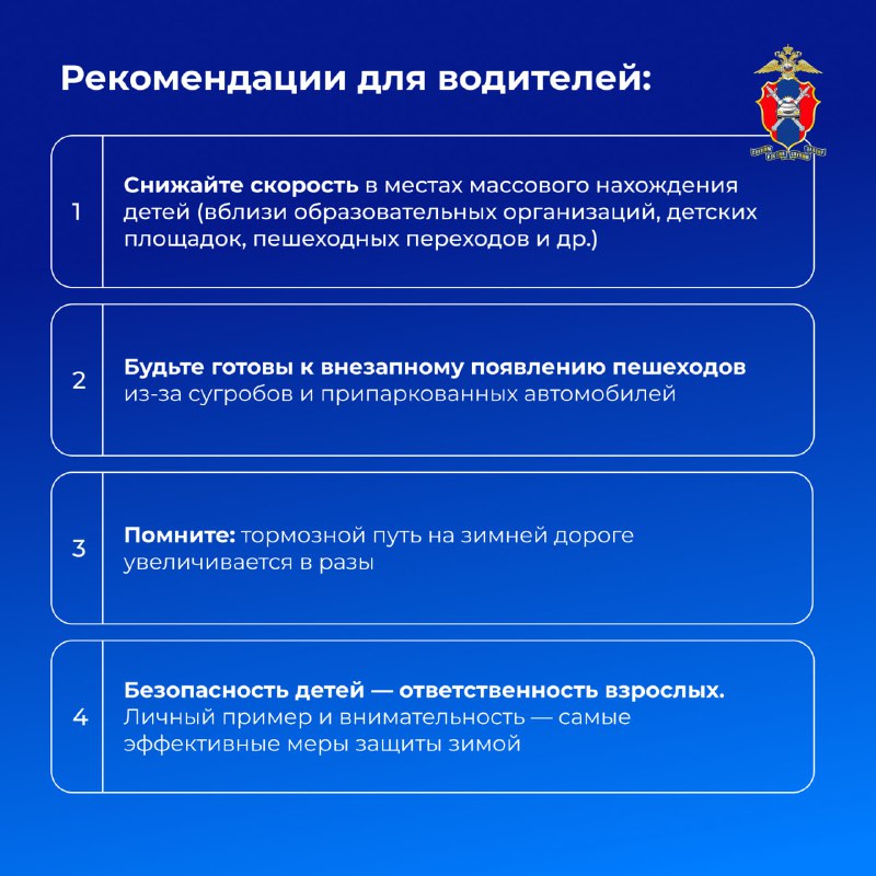 Обеспечение безопасности детей на зимней дороге: советы для родителей и водителей