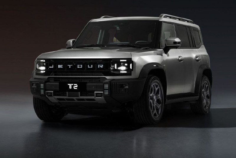 Обновления внешнего вида нового кроссовера Jetour T2 для российского рынка