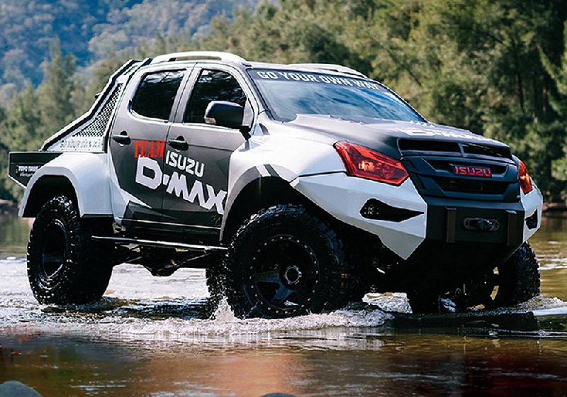 Изумительный пикап Isuzu D-Max Concept X с расширенными возможностями бездорожья