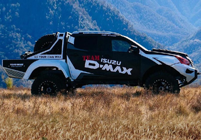 Изумительный пикап Isuzu D-Max Concept X с расширенными возможностями бездорожья