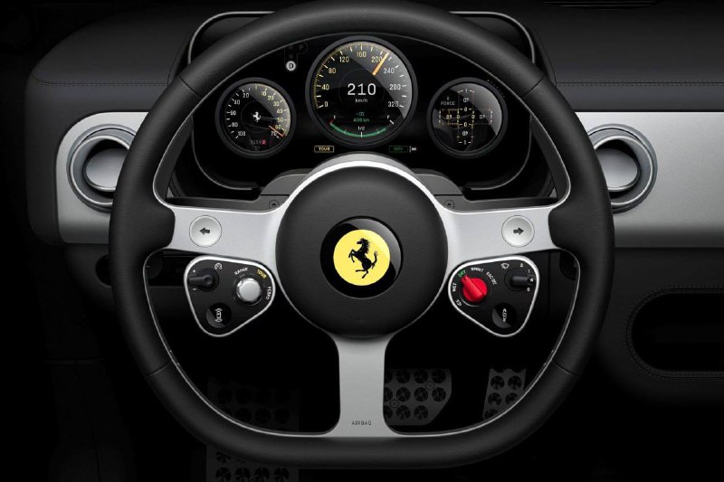 Ferrari впервые показала интерьер электрокара Luce, созданный студией Джони Айва