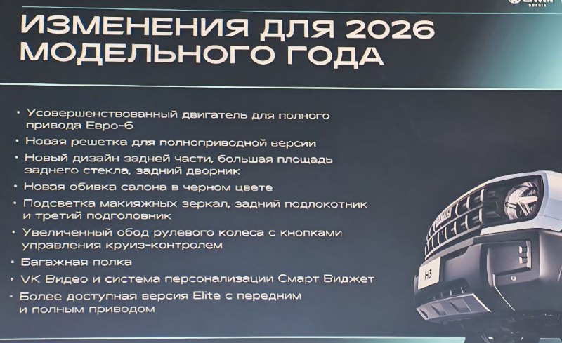 Обновленный Haval H3 дебютировал на российском рынке: основные новшества и цены