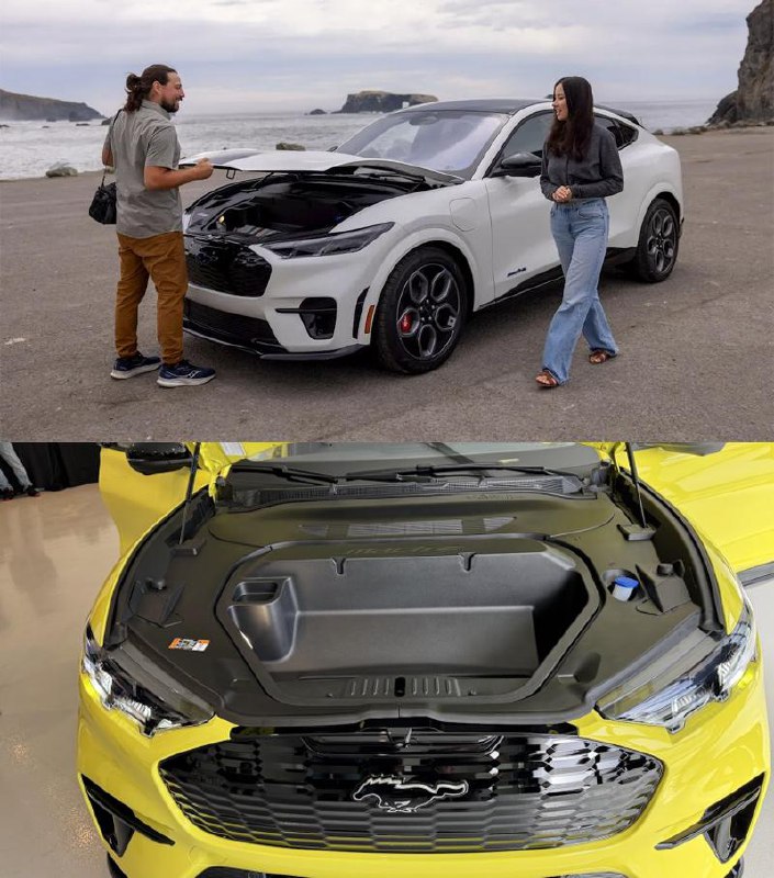 Ford вводит платную опцию на передний багажник в Mustang Mach-E 2026 года Ford вводит платную опцию на передний багажник в Mustang Mach-E 2026 года