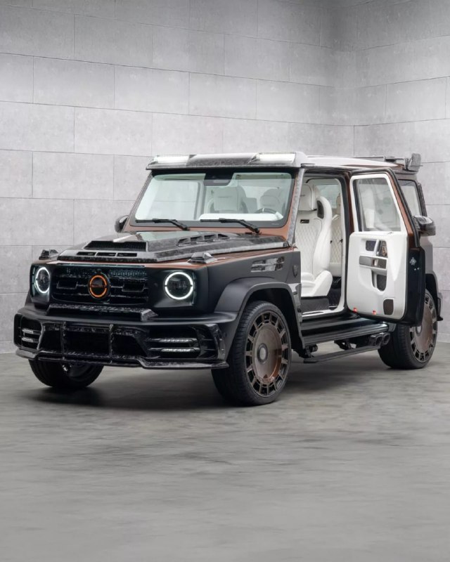 Модернизированный двухдверный внедорожник Mansory: стиль и мощь в карбоновом исполнении