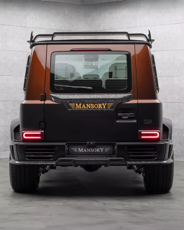 Модернизированный двухдверный внедорожник Mansory: стиль и мощь в карбоновом исполнении