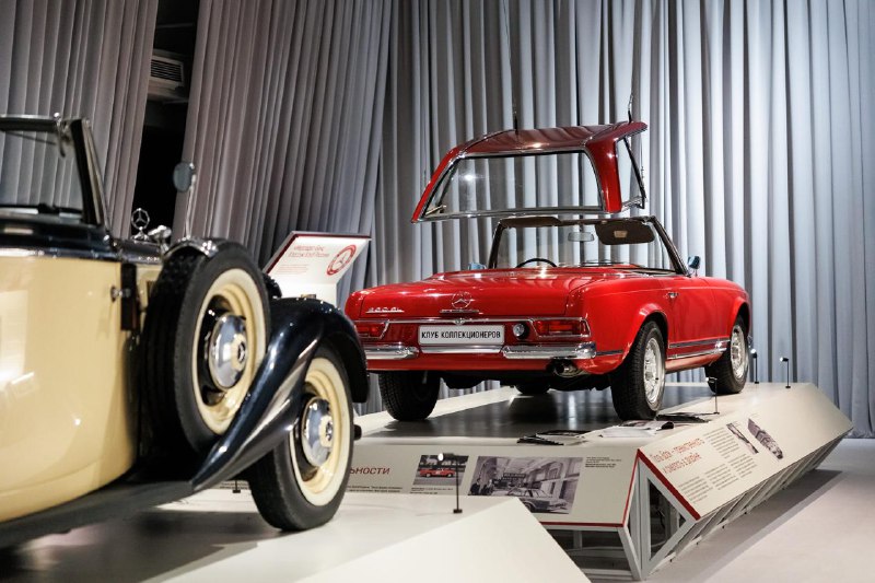 Выставка, посвященная юбилею Mercedes-Benz, открылась в Москве в рамках проекта «Клуб коллекционеров» Выставка, посвященная юбилею Mercedes-Benz, открылась в Москве в рамках проекта «Клуб коллекционеров»