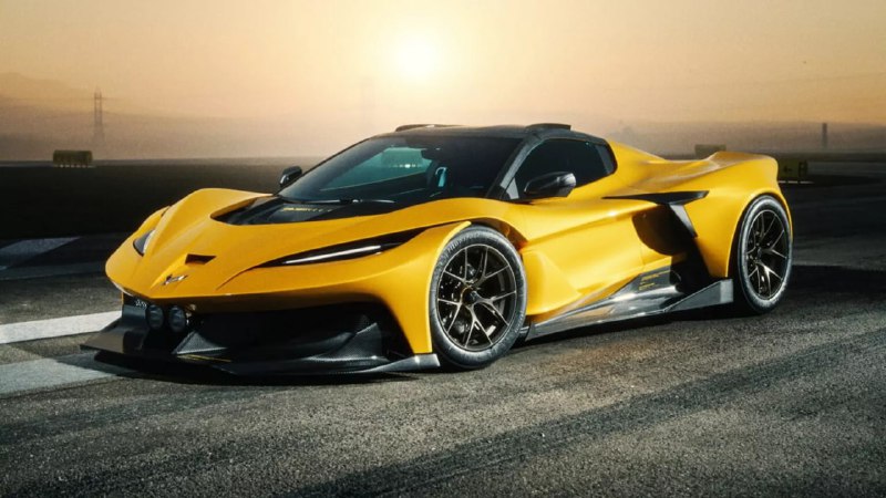 Независимый дизайнер создал экстремальный гиперкар на базе Corvette C8