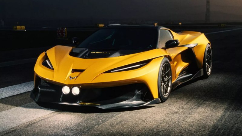 Независимый дизайнер создал экстремальный гиперкар на базе Corvette C8