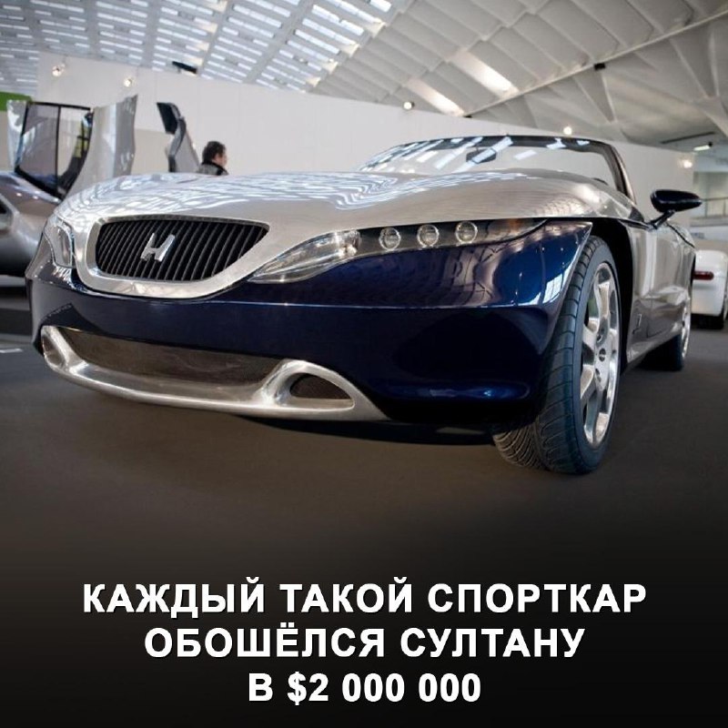 Спорткар Honda Argento Vivo: автомобиль, созданный по инициативе султана Брунея