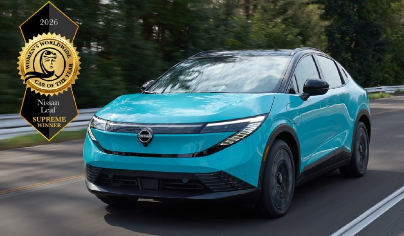 Награды на Международной премии «Женский автомобиль года 2026»: победитель — Nissan Leaf Награды на Международной премии «Женский автомобиль года 2026»: победитель — Nissan Leaf