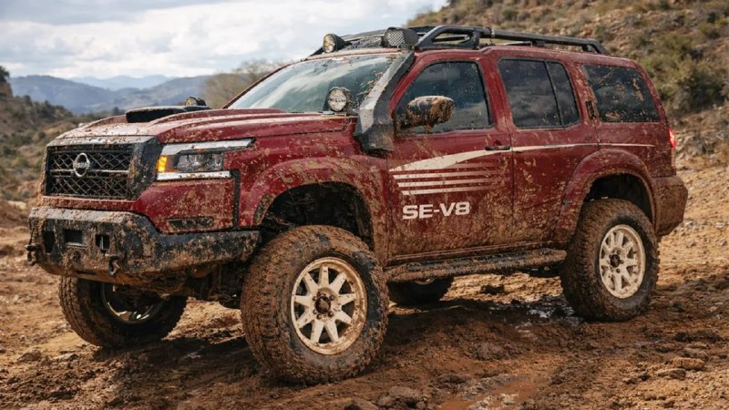 Модификации Nissan Pathfinder к шоу SEMA: от внедорожника до гоночного монстра