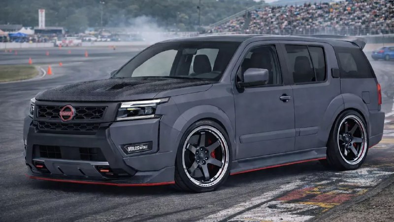 Модификации Nissan Pathfinder к шоу SEMA: от внедорожника до гоночного монстра