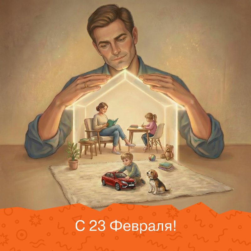 Ежедневная поддержка и вдохновение для мужчин в честь 23 февраля