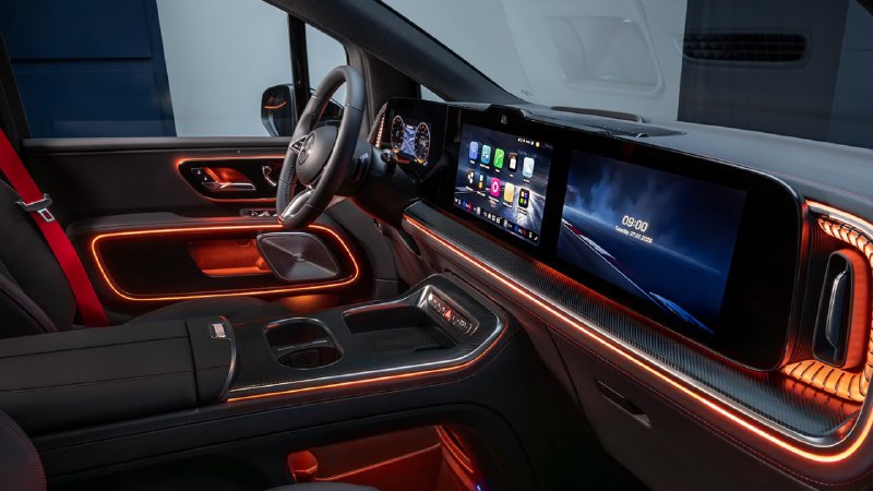Новый электрический минивэн Mercedes-Benz VLE: технические особенности и оснащение Новый электрический минивэн Mercedes-Benz VLE: технические особенности и оснащение