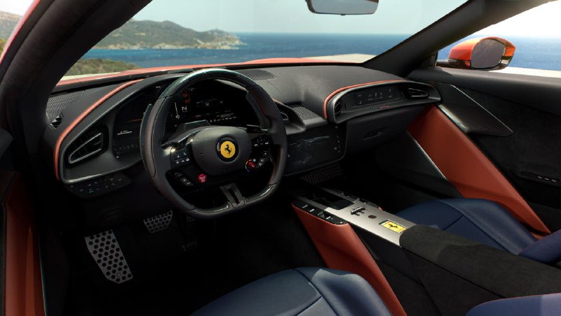 Ferrari представила открытую версию модели Amalfi Spider с высокой динамикой и стильным дизайном