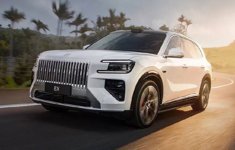 Обзор салона нового гибридного кроссовера Zeekr 8X