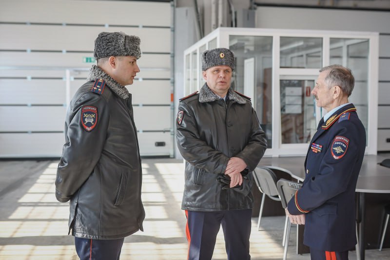 Открытие реконструированного здания отдела технического надзора и регистрации транспорта в Костроме
