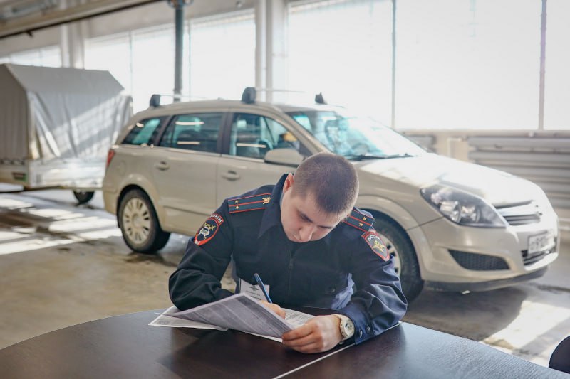 Открытие реконструированного здания отдела технического надзора и регистрации транспорта в Костроме