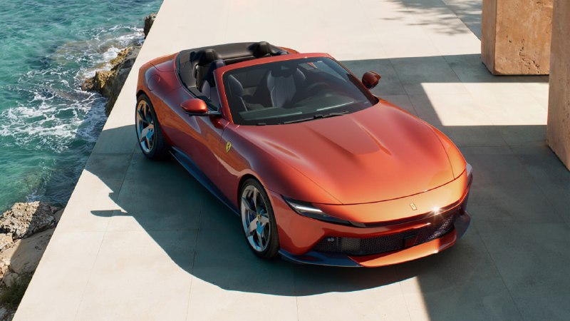 Ferrari представляет открытую версию модели Amalfi Spider с высокими характеристиками Ferrari представляет открытую версию модели Amalfi Spider с высокими характеристиками