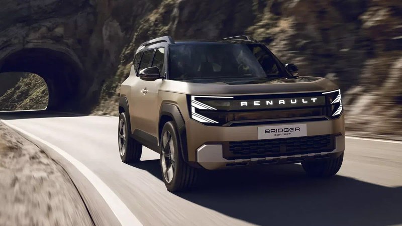 Представлен концептуальный мини-кроссовер Renault Bridger Представлен концептуальный мини-кроссовер Renault Bridger
