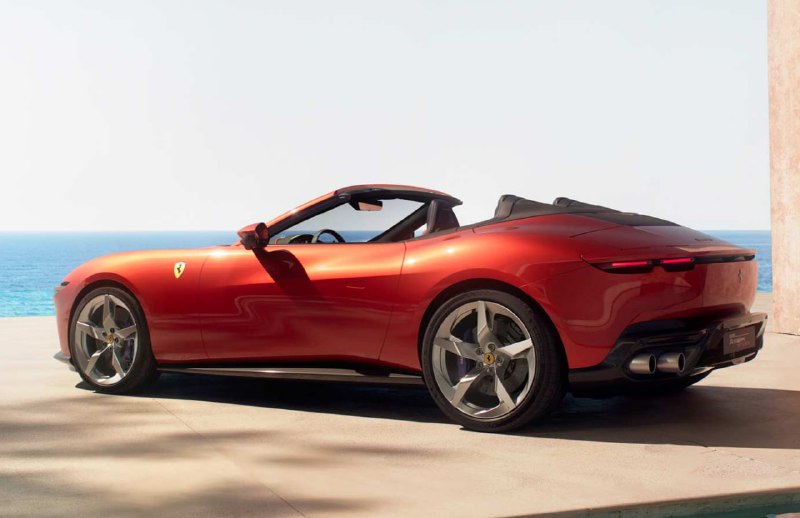Ferrari представила новый кабриолет Amalfi Spider с мощностью 640 лошадиных сил