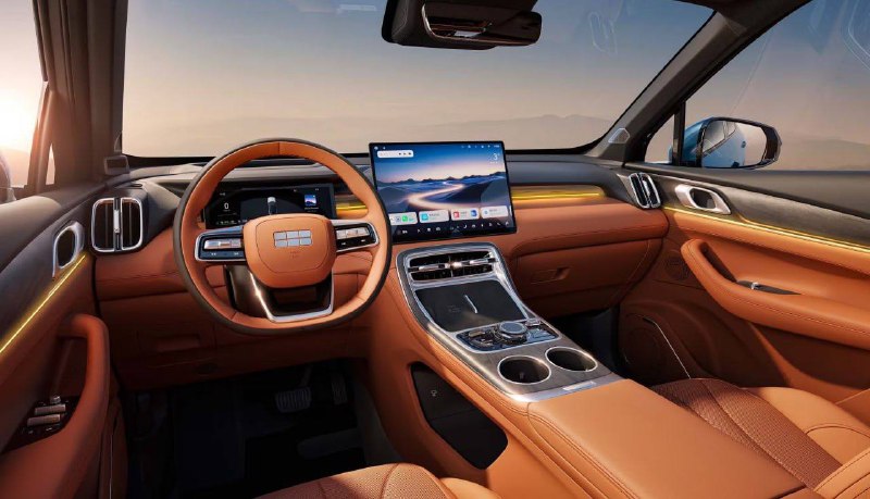 Компания Geely презентовала новый гибридный кроссовер Galaxy M7