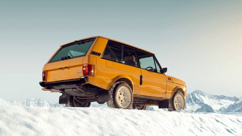 Классический Range Rover преобразован в мощный рестомод с 500-сильным двигателем Классический Range Rover преобразован в мощный рестомод с 500-сильным двигателем