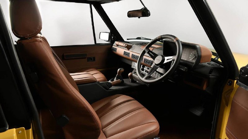 Классический Range Rover преобразован в мощный рестомод с 500-сильным двигателем Классический Range Rover преобразован в мощный рестомод с 500-сильным двигателем