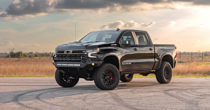 Hennessey прокачала Silverado до 710 л.с.В США представили заряженный пикап Chevrolet Silverado Goliath 700 от Hennessey. Hennessey прокачала Silverado до 710 л.с.В США представили заряженный пикап Chevrolet Silverado Goliath 700 от Hennessey.