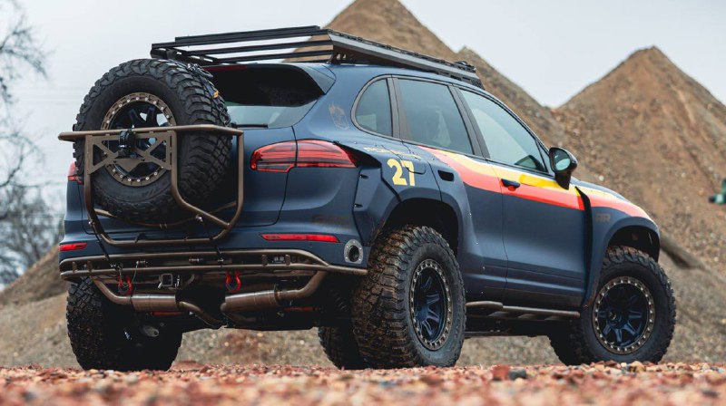 Преобразованный внедорожник Porsche Cayenne для экстремальных условий Преобразованный внедорожник Porsche Cayenne для экстремальных условий