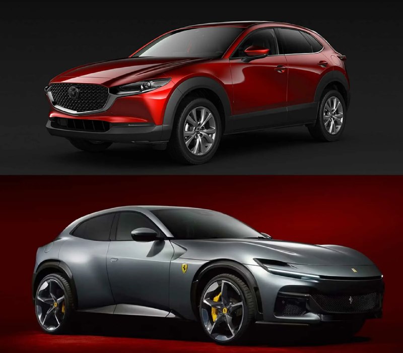 Риски для запуска электромобиля Ferrari из-за заявки Mazda на товарный знак
