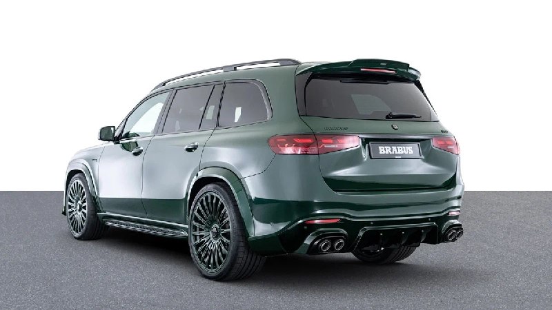 Эксклюзивный тюнинг Mercedes-AMG GLS 63 Brabus 900 Mean Green Эксклюзивный тюнинг Mercedes-AMG GLS 63 Brabus 900 Mean Green
