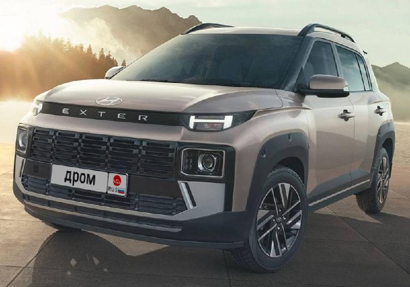 ❗️Hyundai обновил свой кроссовер за 500 000 ₽ — да, бывает и такое 👀4-метровый Hyundai Exter получил новый бампер, H-образные LED-фары, более толстые накладки на колёсные арки, увеличенную решётку радиатора и вставки под алюминий в экстерьере.