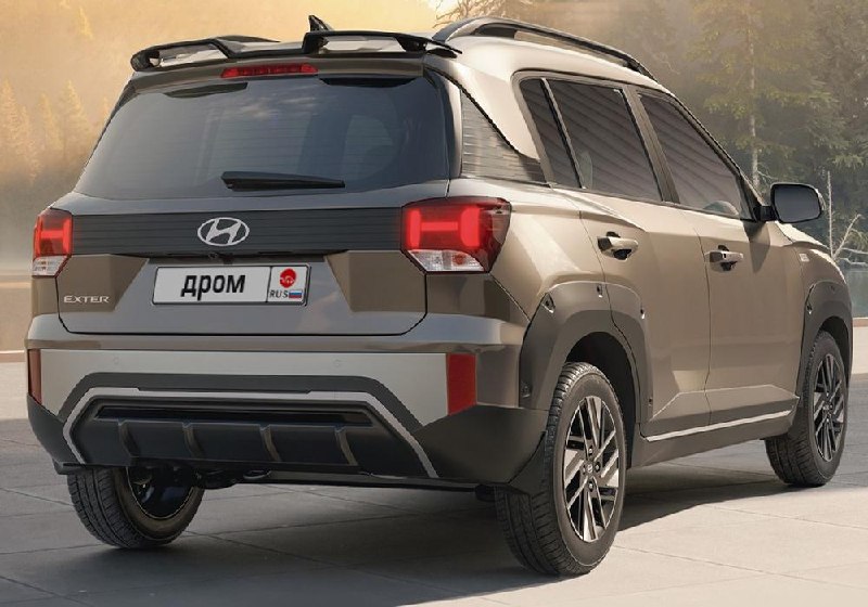 ❗️Hyundai обновил свой кроссовер за 500 000 ₽ — да, бывает и такое 👀4-метровый Hyundai Exter получил новый бампер, H-образные LED-фары, более толстые накладки на колёсные арки, увеличенную решётку радиатора и вставки под алюминий в экстерьере.
