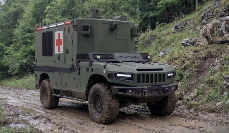 Показан автономный военный транспорт на базе Humvee Показан автономный военный транспорт на базе Humvee