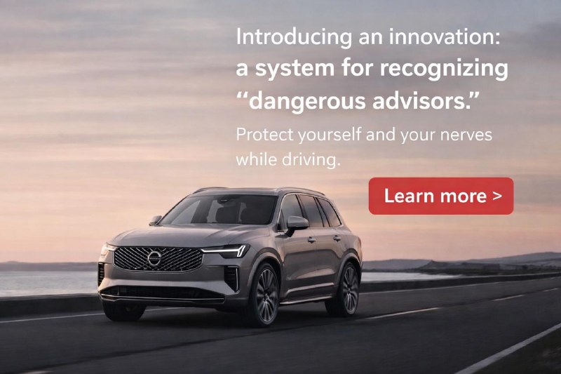 Volvo внедрила систему для обнаружения опасных советов пассажиров Volvo внедрила систему для обнаружения опасных советов пассажиров