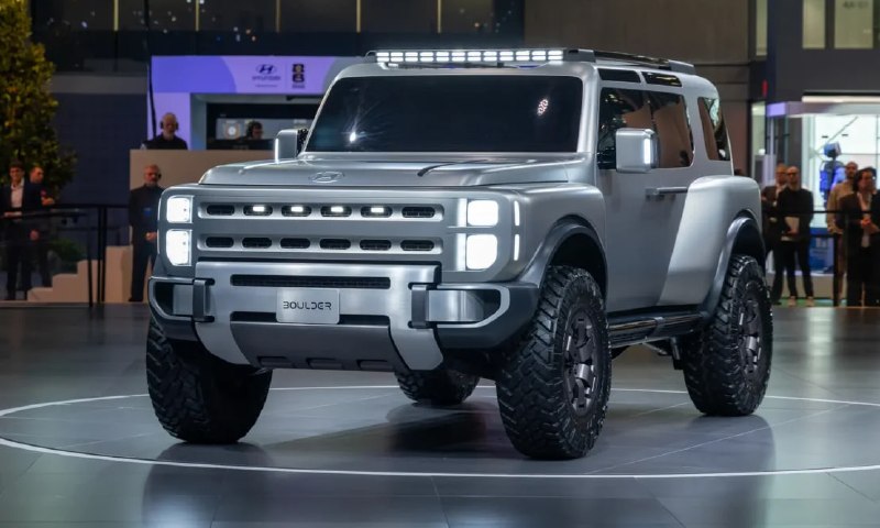 Hyundai представила брутальный концепт внедорожника Boulder Hyundai представила брутальный концепт внедорожника Boulder