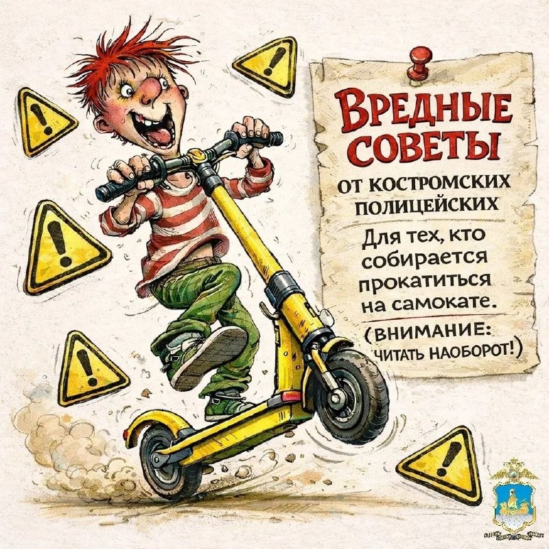 Вредные советы и правила безопасного катания на электросамокатах